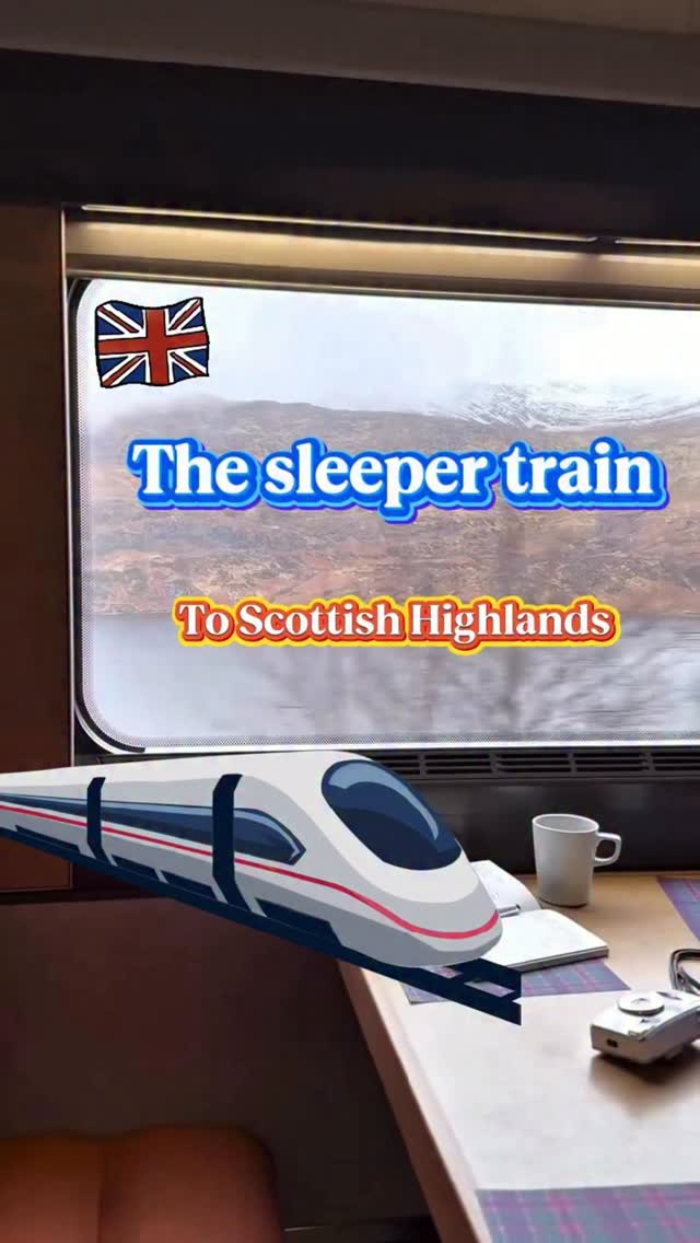 Sleeper Train Journey to the Scottish Highlands