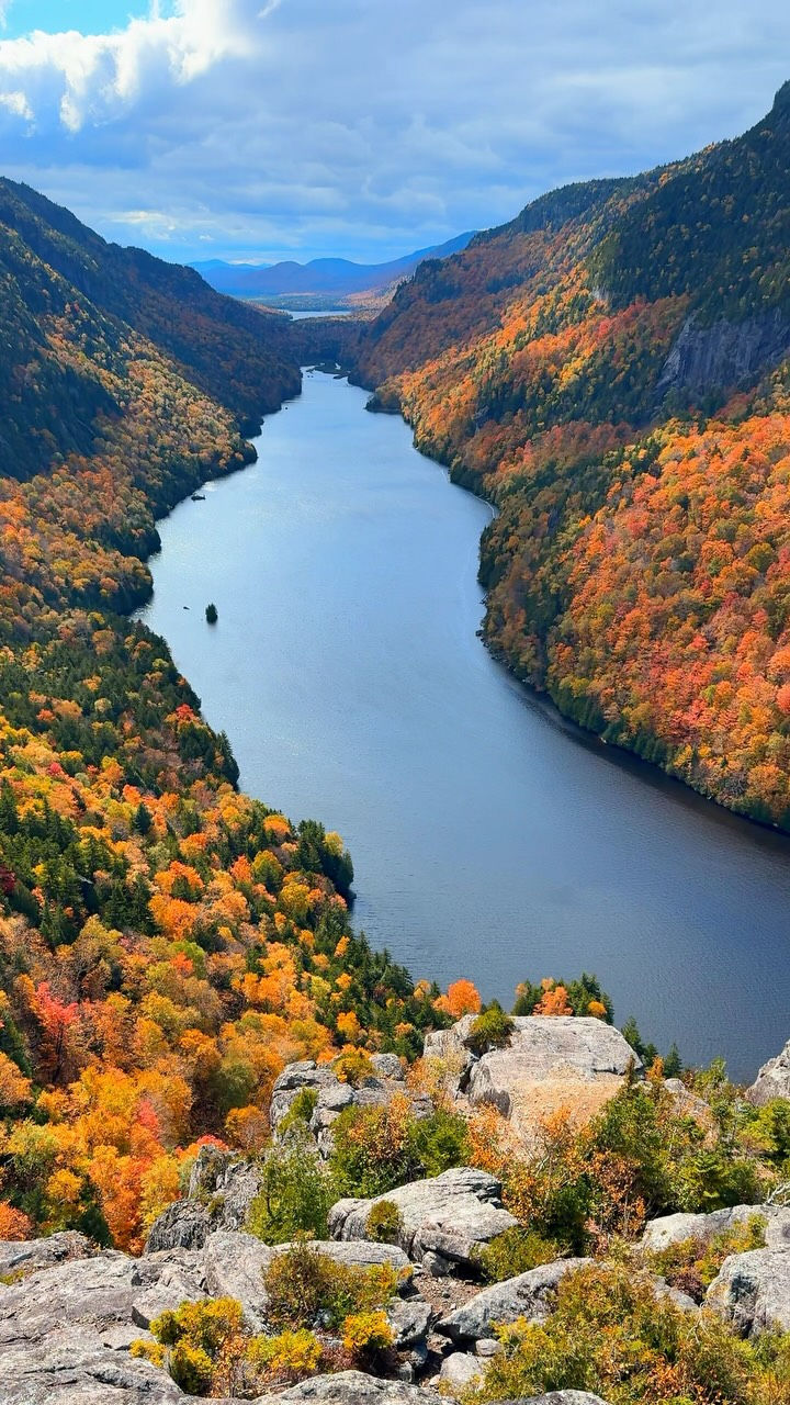 Adirondack Autumn Hikes With Mountain River Views