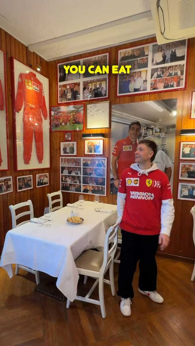 Ferrari-Themed Dining Near Maranello Test Track