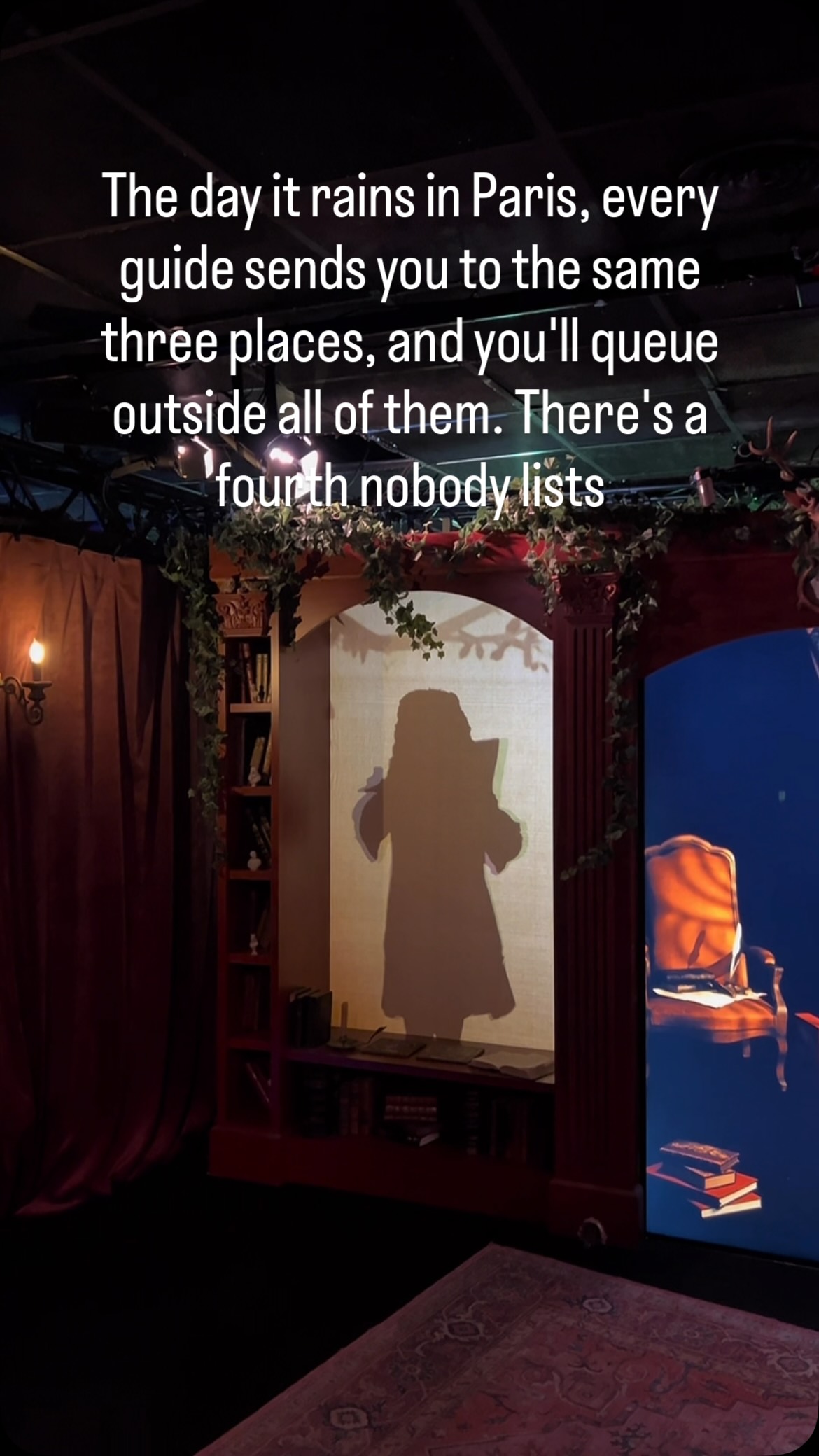 Parisian Fables Exhibition With Interactive Projections