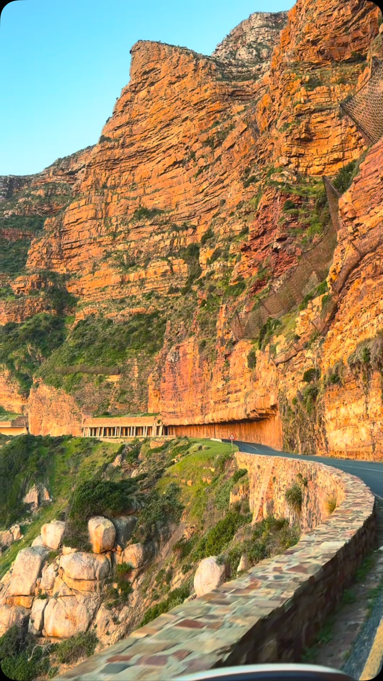 Scenic Sunset Drive Along Chapman's Peak