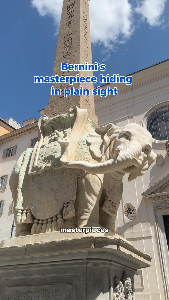 Rome's Iconic Landmarks: Elephant, Obelisk, and Pantheon