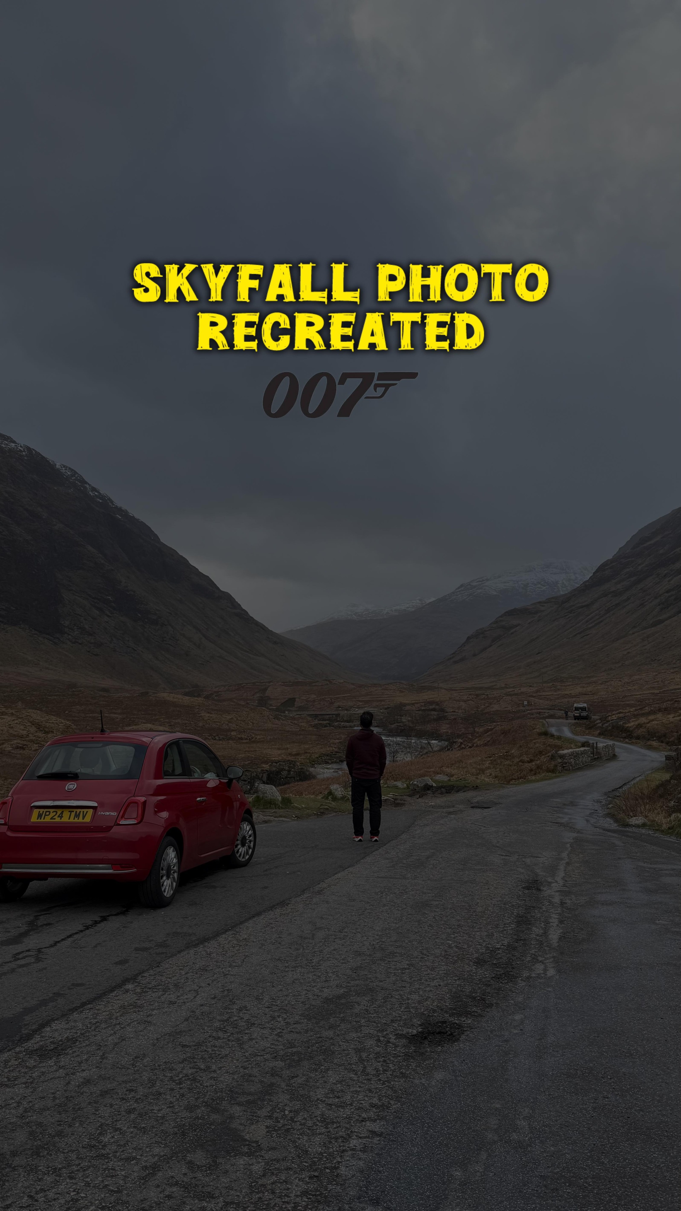 Recreating Iconic James Bond Skyfall Scenes in Scotland