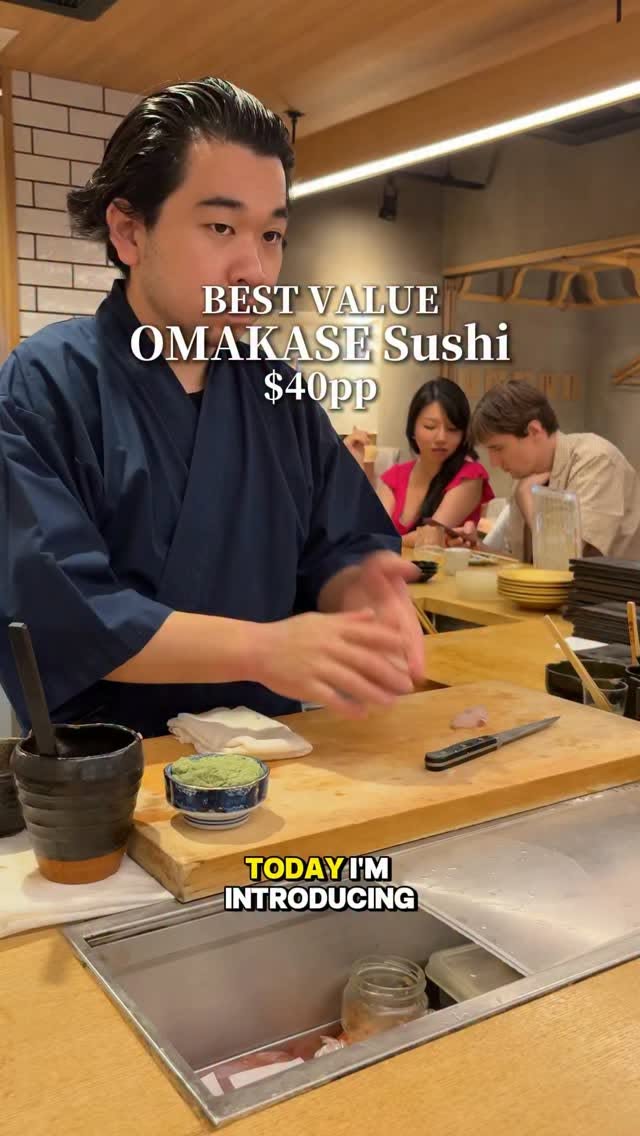 Omakase Sushi Restaurant Offers Affordable Luxury