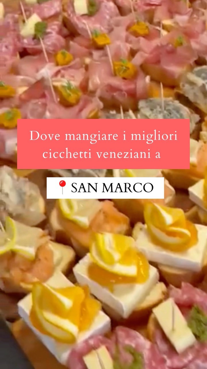 Venetian Cicchetti Spots In San Marco