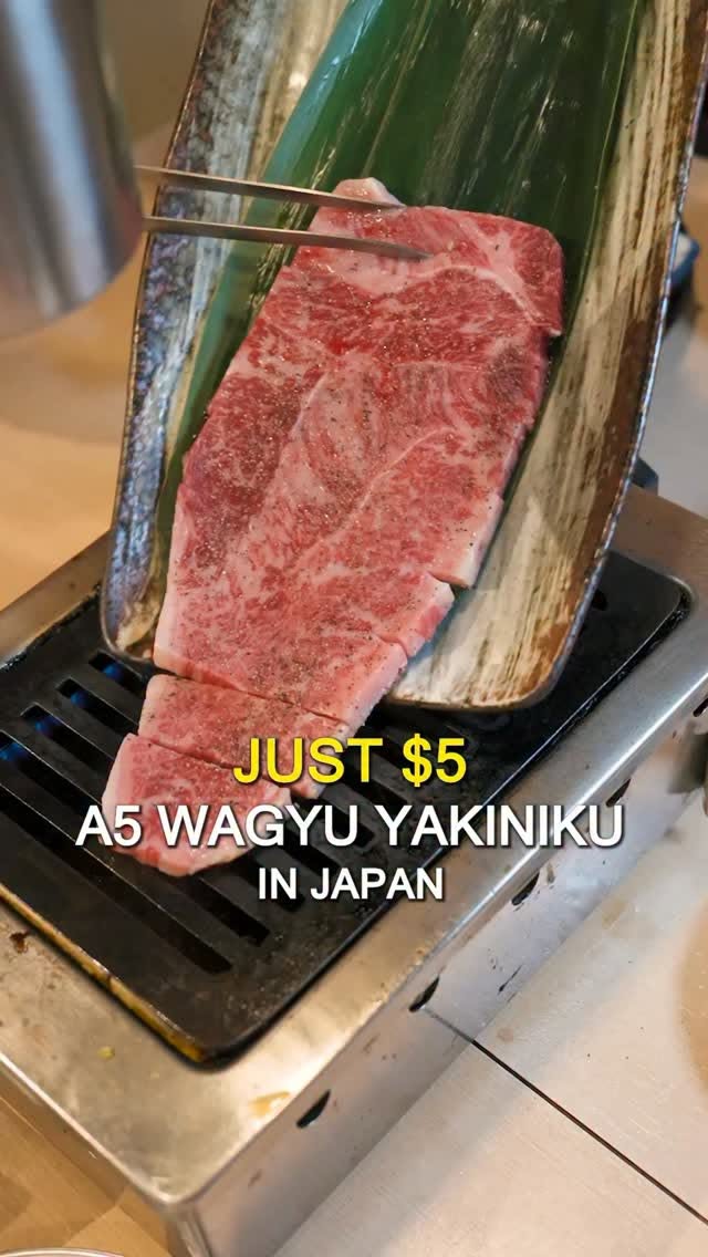 Affordable A5 Wagyu Yakiniku in Tokyo