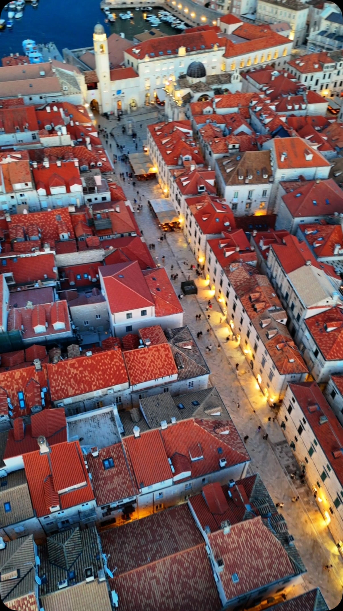 Dubrovnik's Old Town at Dusk