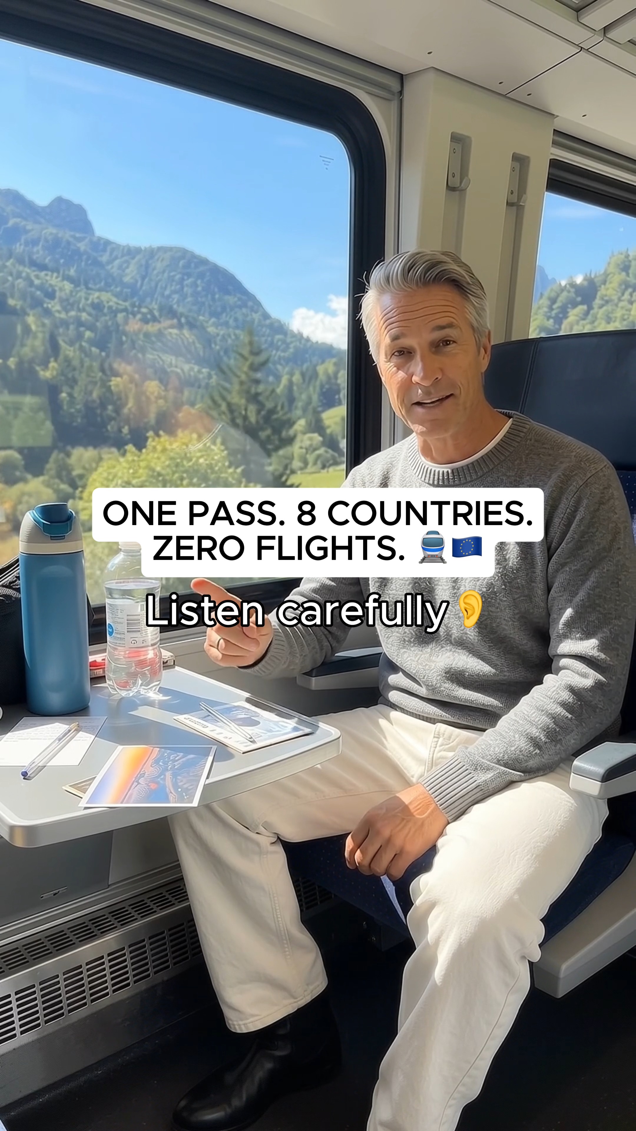European Train Journey Through Iconic Cities