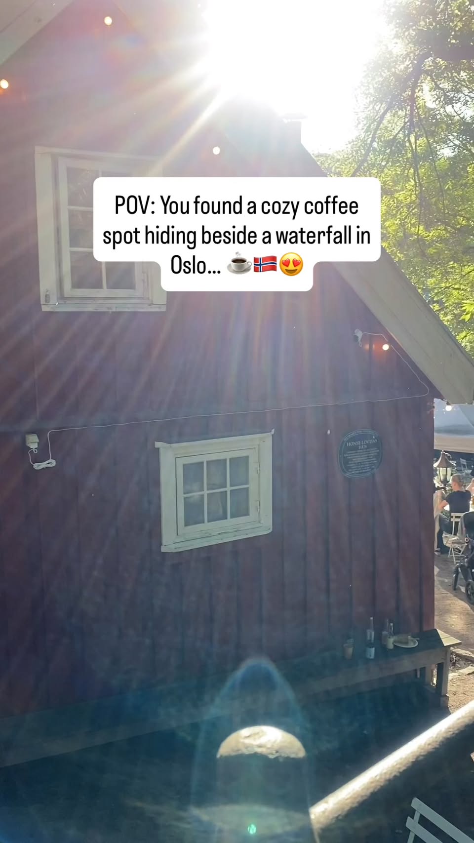 Oslo Cafes By The Akerselva Waterfall