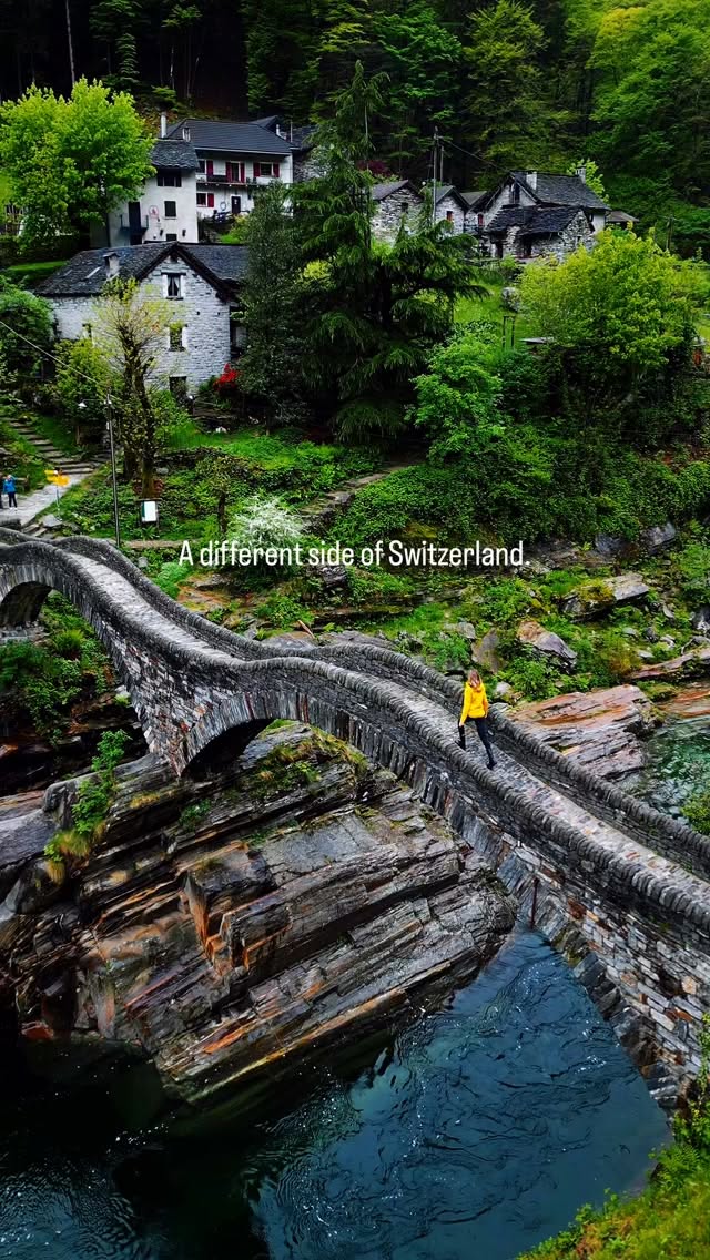 Verzasca Valley's Waterfalls and Bridges