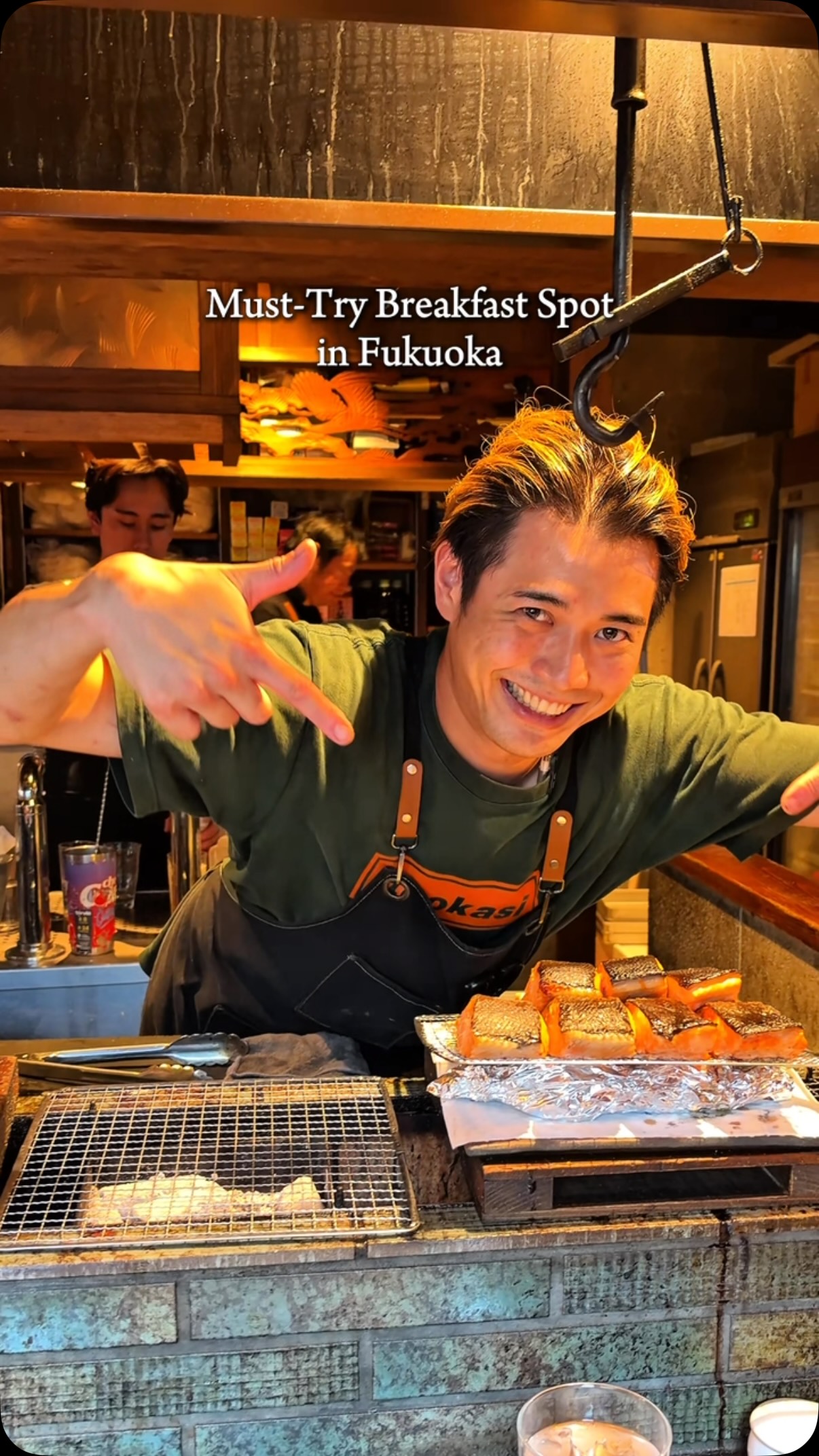 Popular Fukuoka Spot Serves Grilled Salmon and Eel