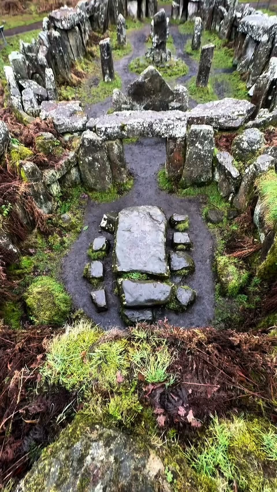 Druids Temple Folly Resembles Ancient Stone Circle