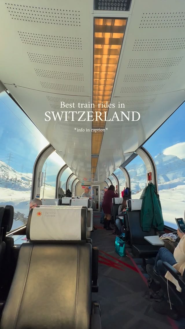 Scenic Swiss Train Journeys Through The Alps