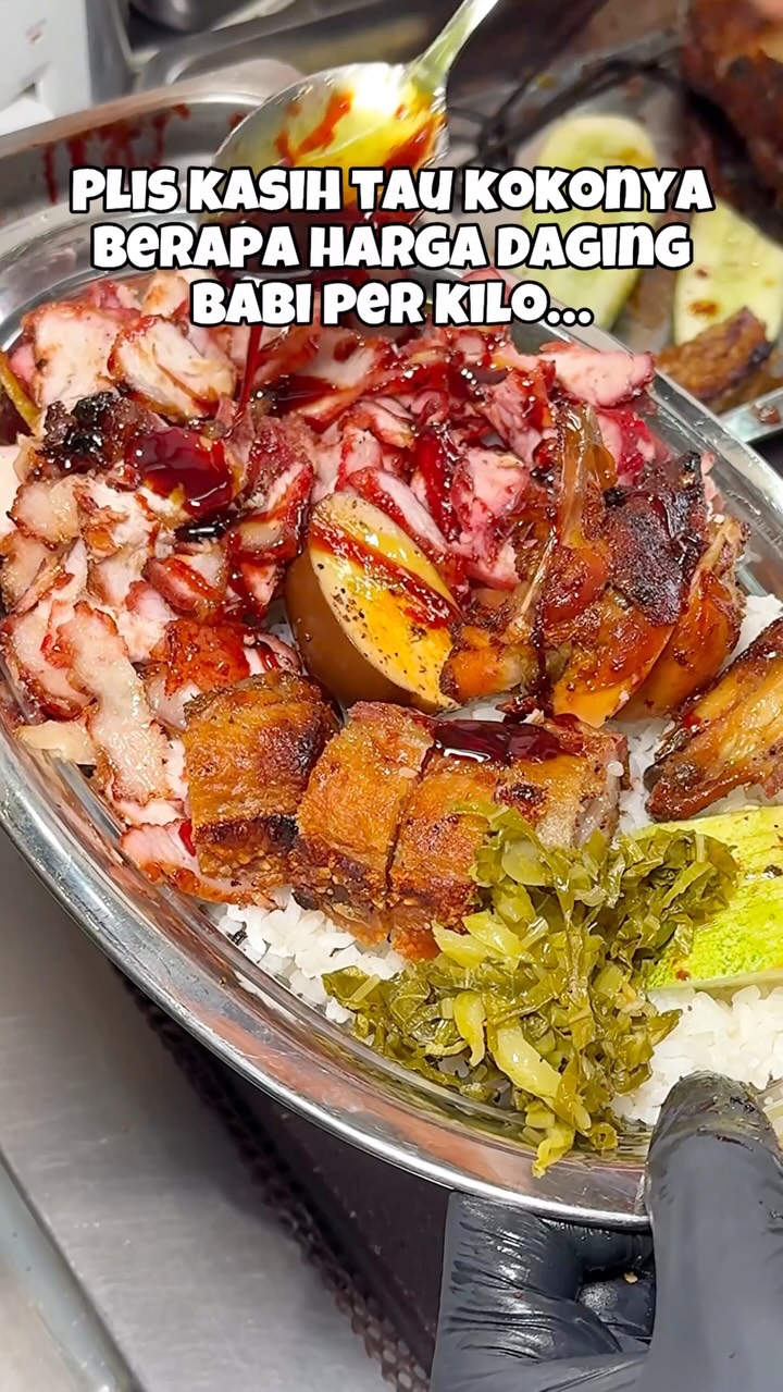 Nasi Campur Portions Fit for a Builder