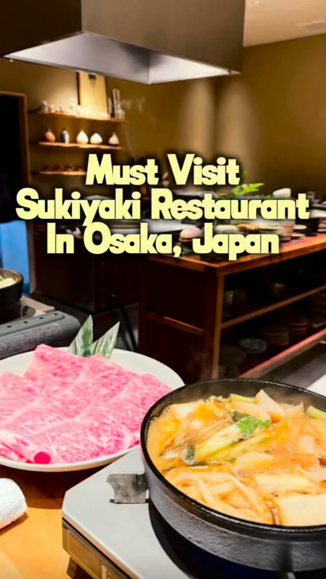 Osaka's Wagyu Sukiyaki Okuwo Experience