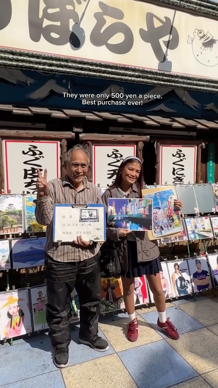 Shinsekai Artist Sells Affordable Japanese Art