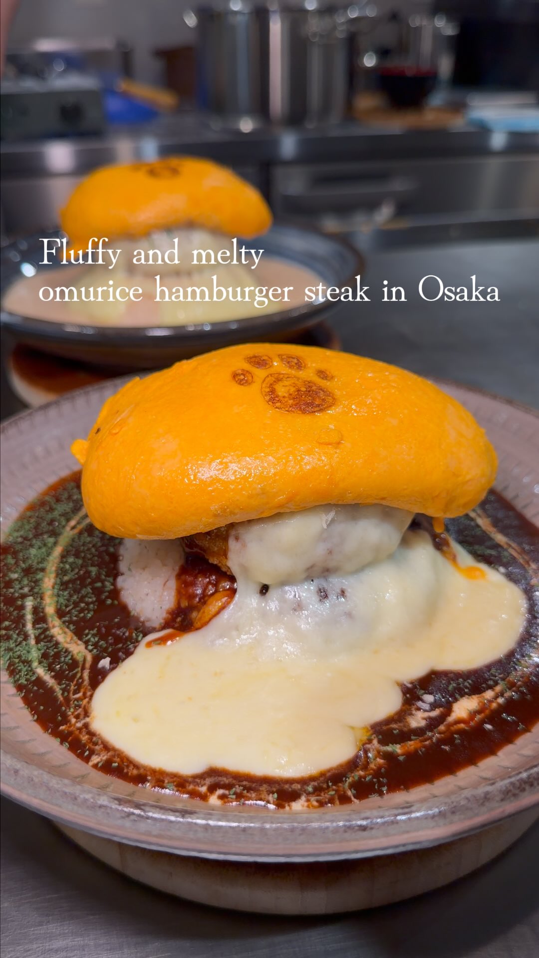 Osaka's Ikura Shinsaibashi Serves Up Giant Omuburg