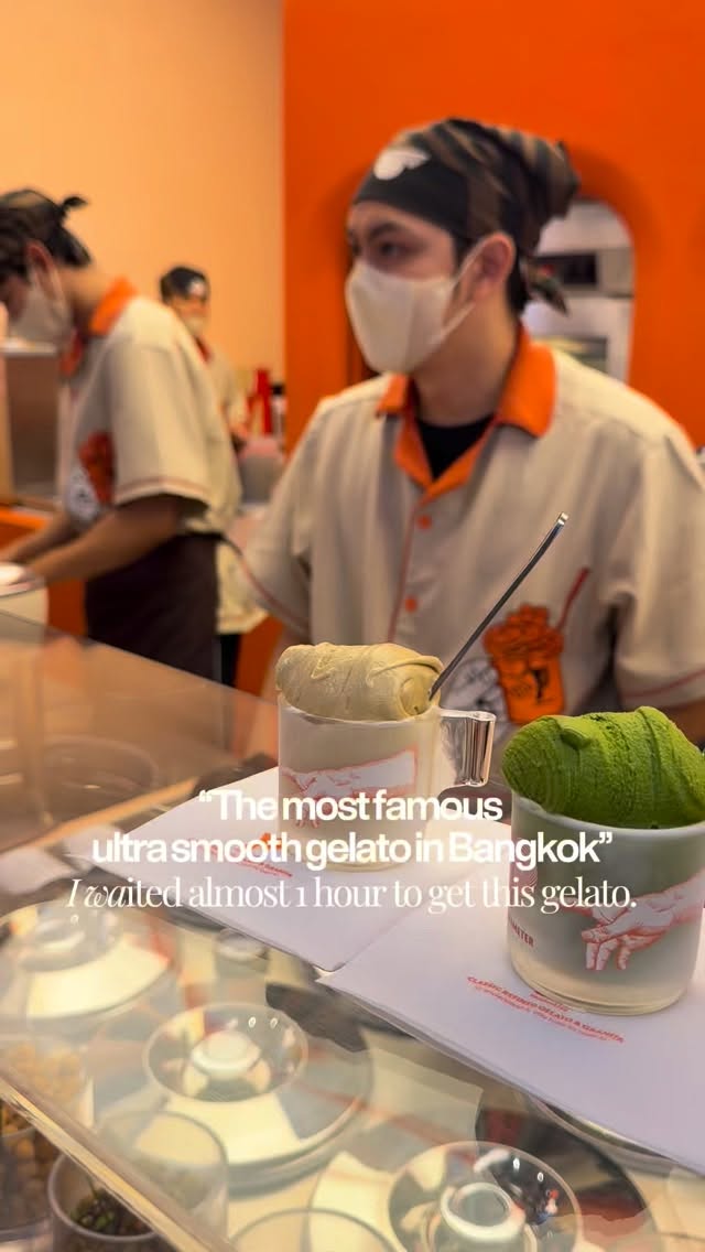 Bangkok's Parameter Gelato & Granita Showcase