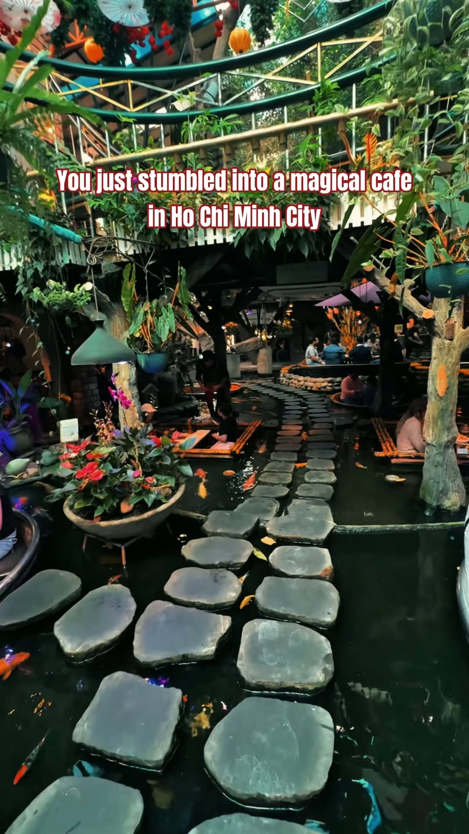 Koi Pond Cafes Offer Unique Seating Over Water