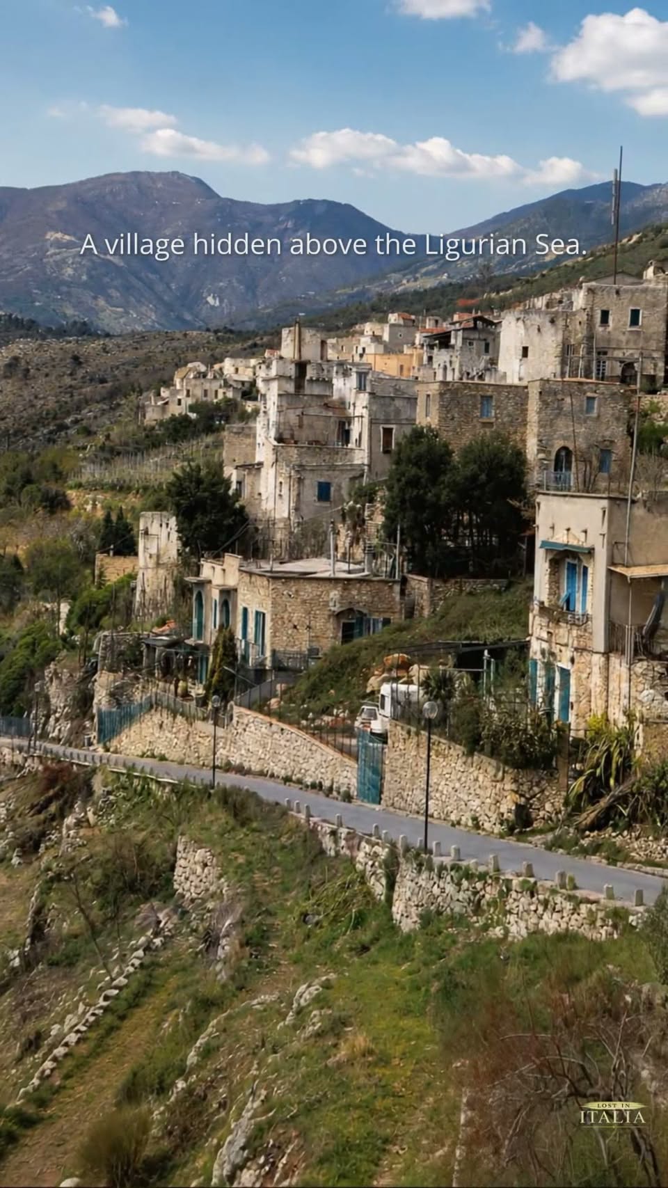 Coastal Italian Village With Stunning Cave System