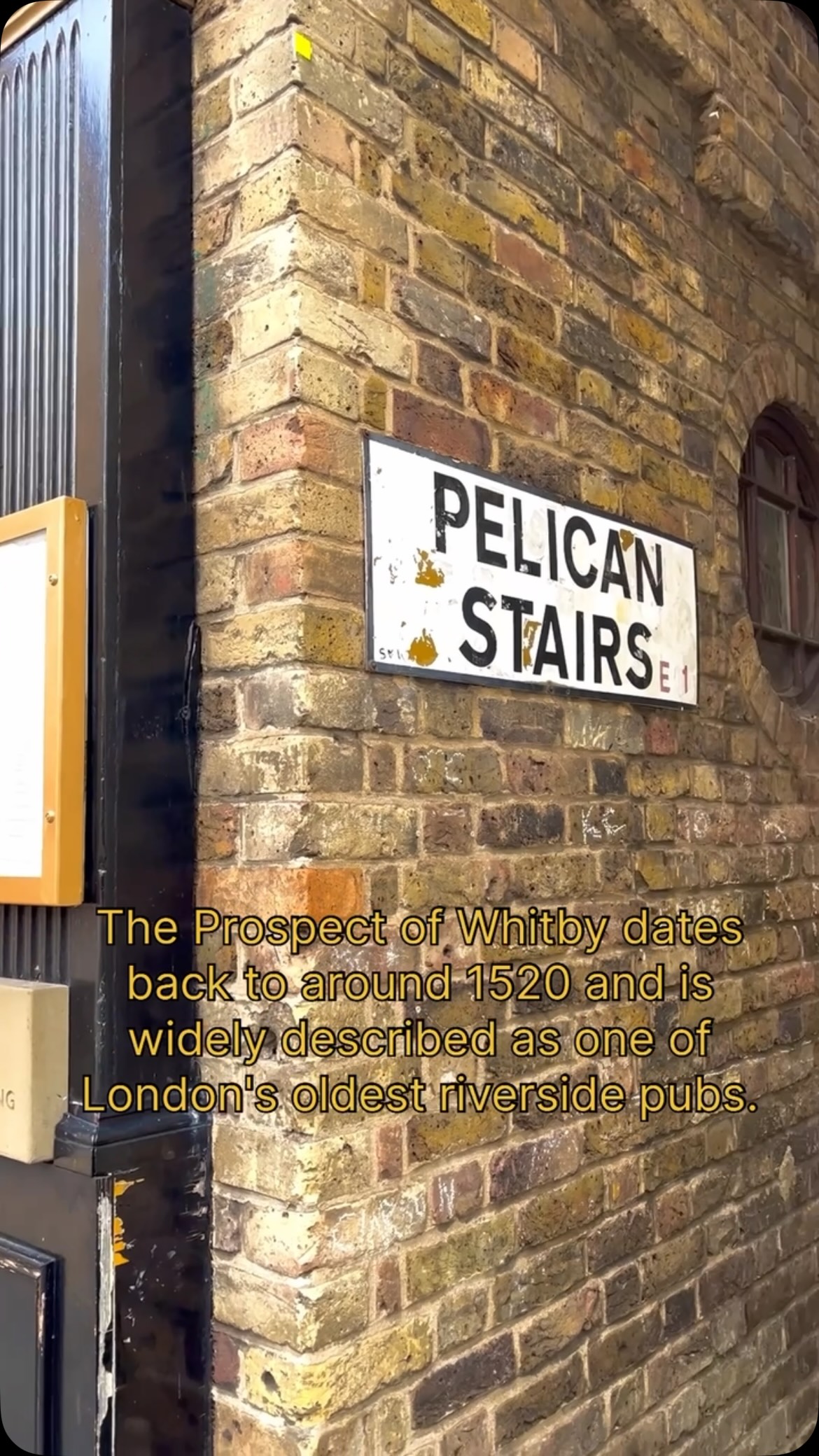 Historic London River Steps and Pub