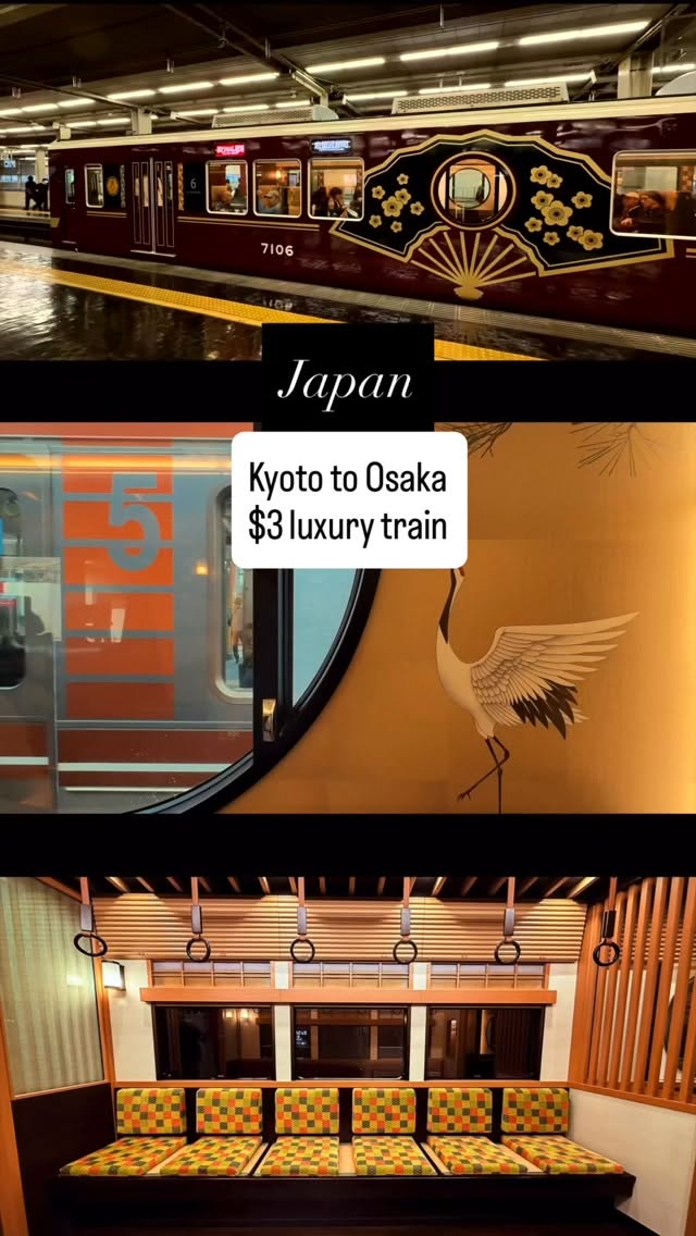Luxury Train Offers Kyoto-Osaka Travel