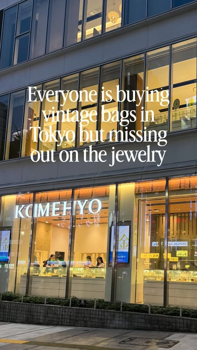 Tokyo Vintage Jewelry Shopping at Komehyo