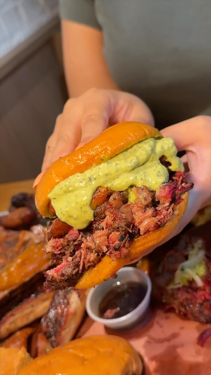 Bark Barbecue's Tres Golpes Sandwich