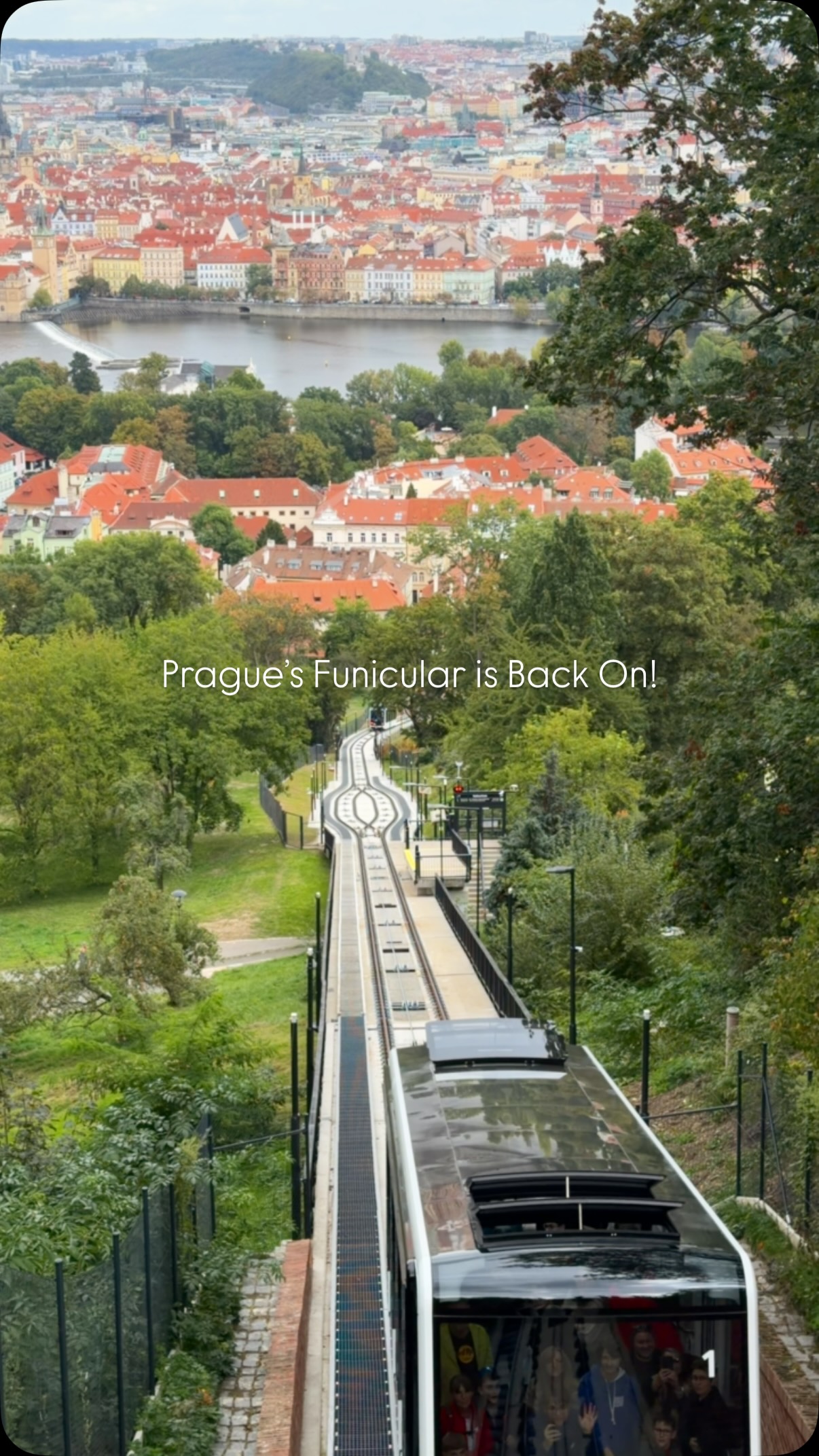Petřín Funicular Reopens for Prague Rides