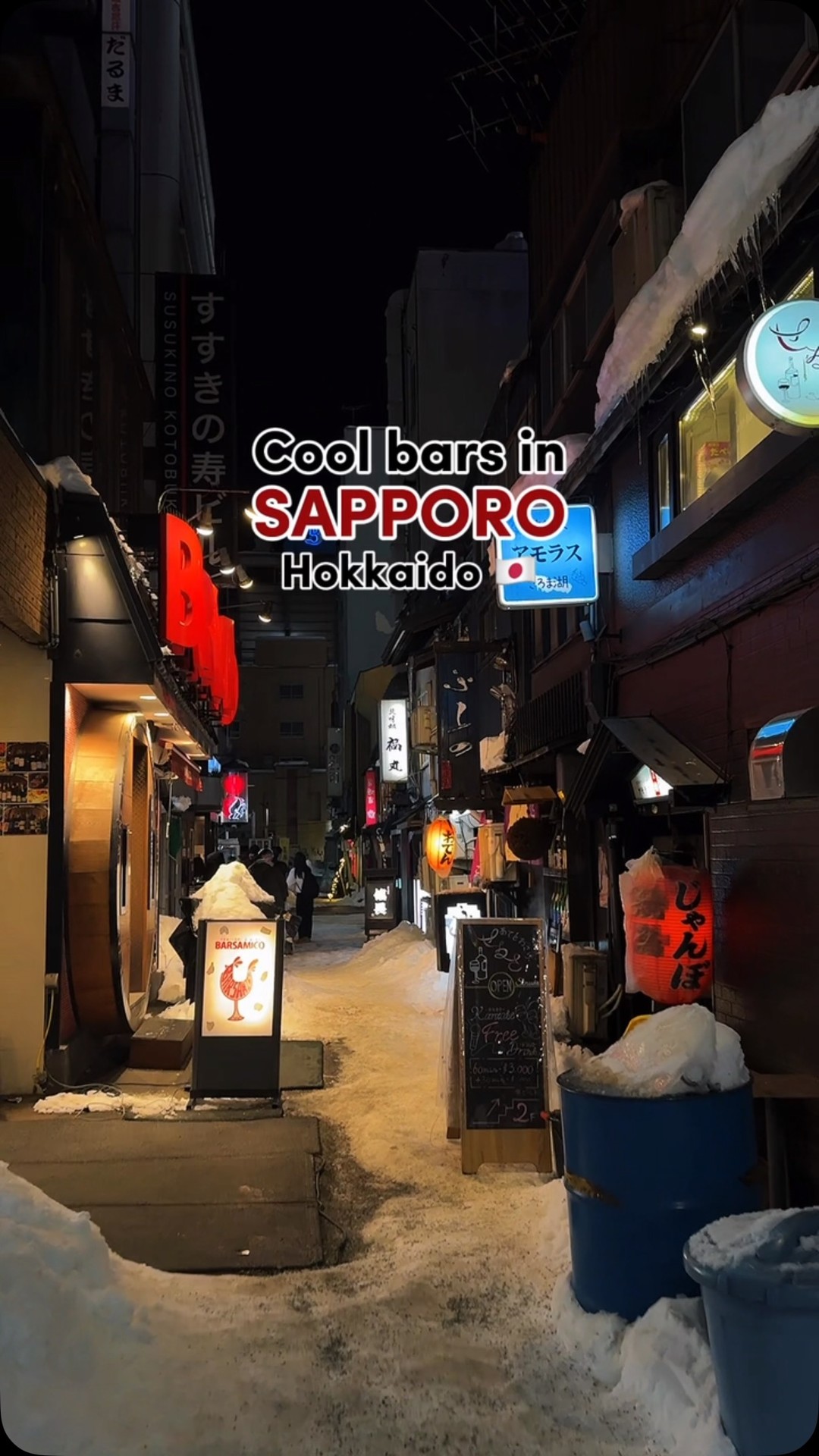 Four Popular Sapporo Bars