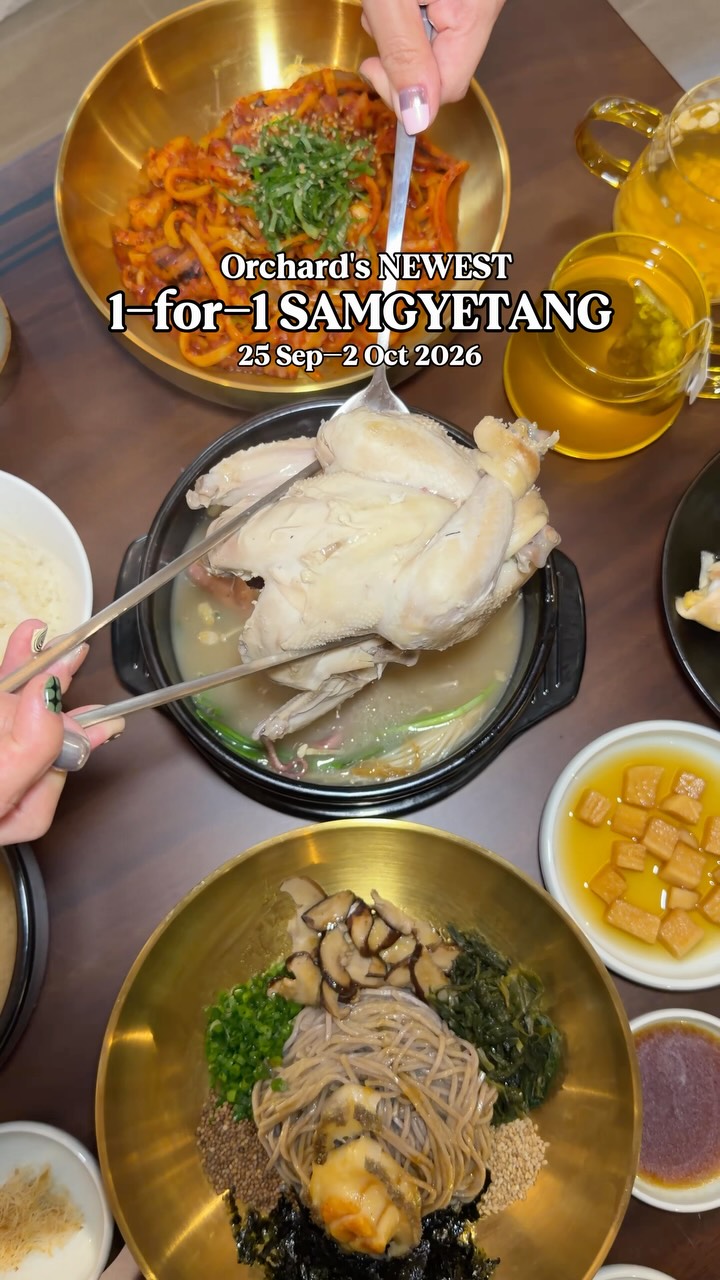 BOMUL Samgyetang Opens Second Outlet at Scotts Square