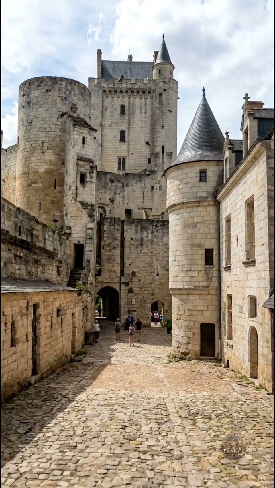 Royal Fortress Of Chinon In Loire Valley