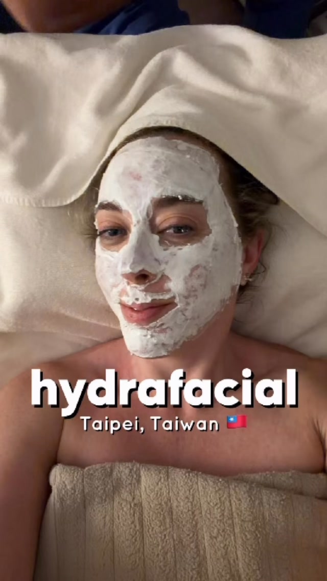 Hydrafacial Experience At Sparadise In Taipei