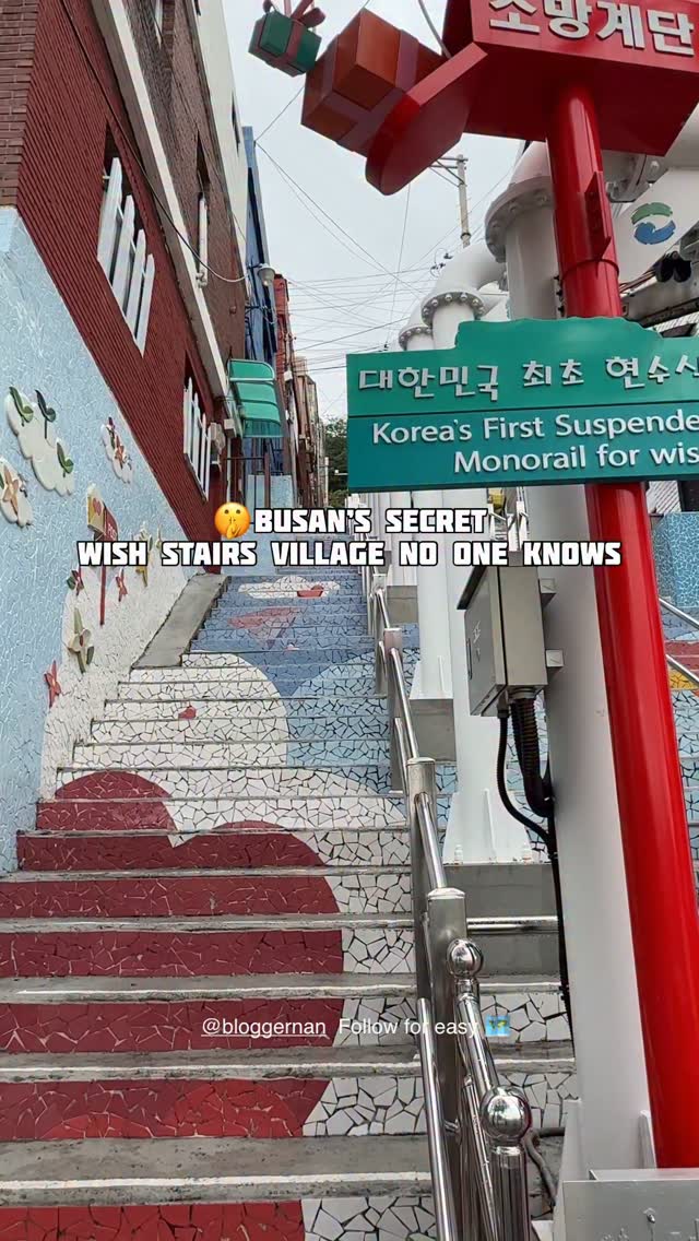 Busan's Vibrant Hillside Villages And Muraled Steps