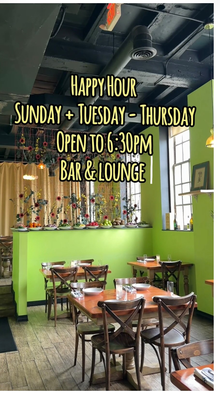 Chartreuse Kitchen & Cocktails Happy Hour Review