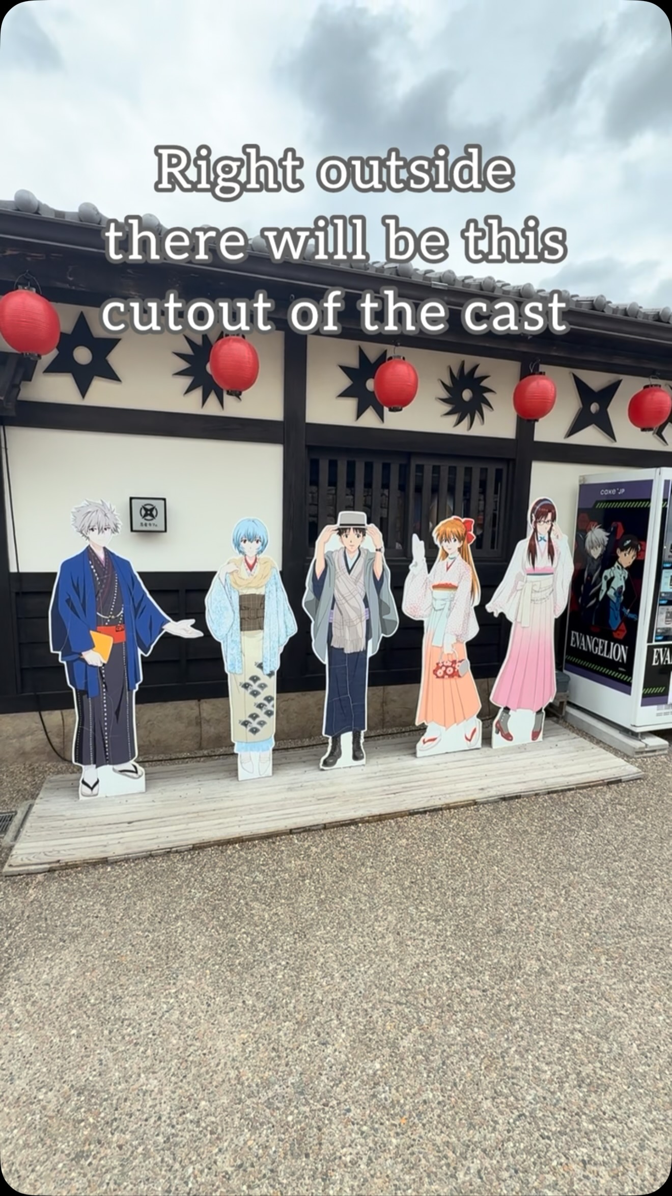Evangelion Store and Cafe in Kyoto Village