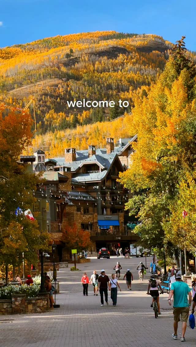 Autumn Colors In Vail's European-Style Village