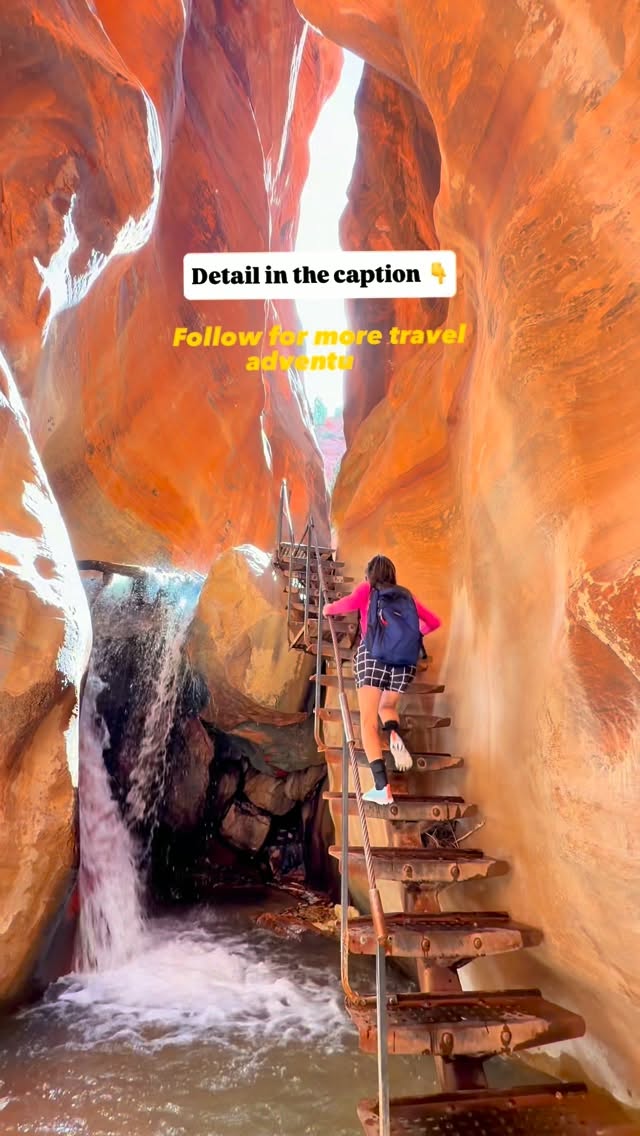 Utah Slot Canyons With Water and Ladder Hikes
