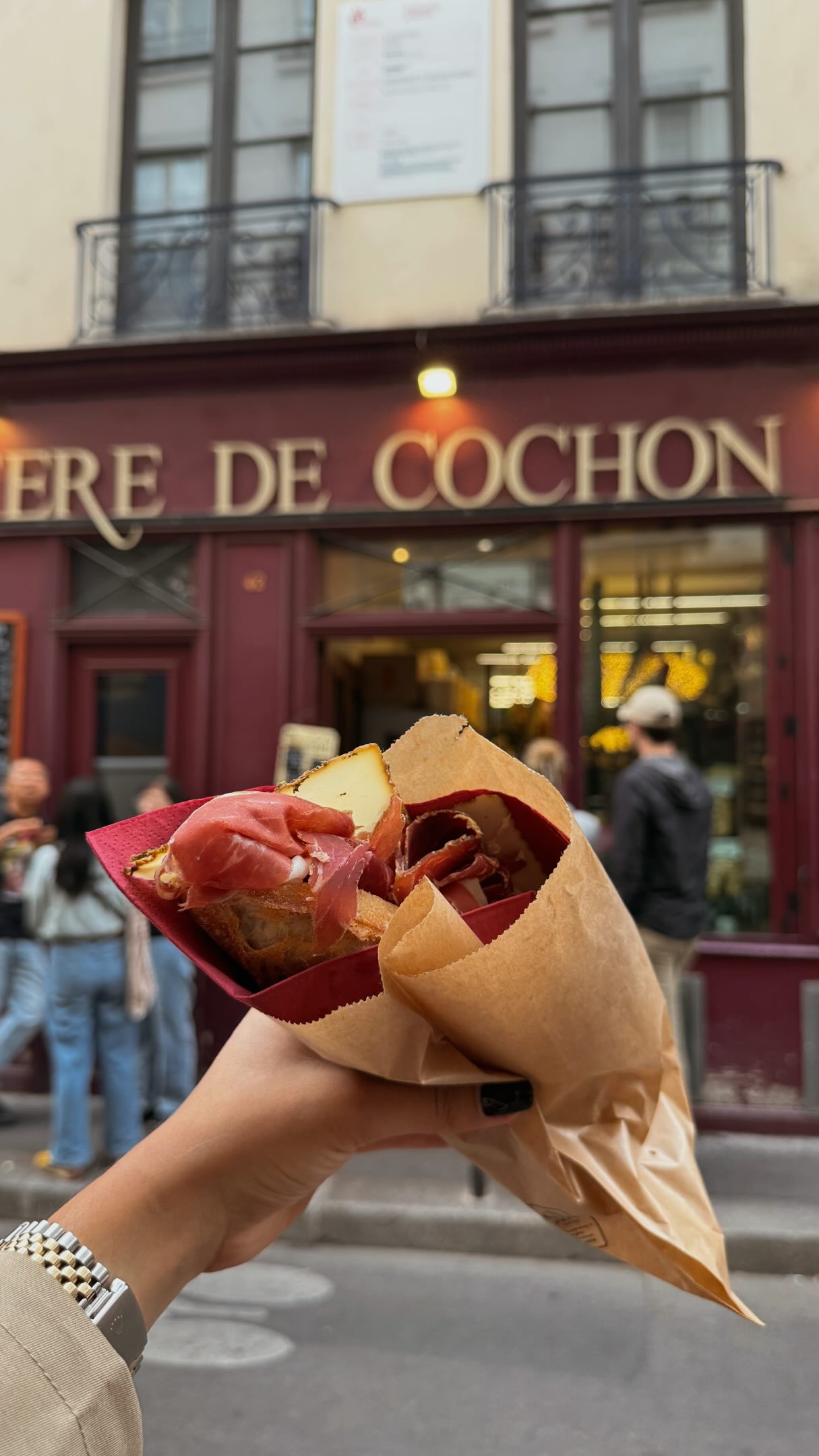 Best Sandwich in Paris at Caractere de Cochon