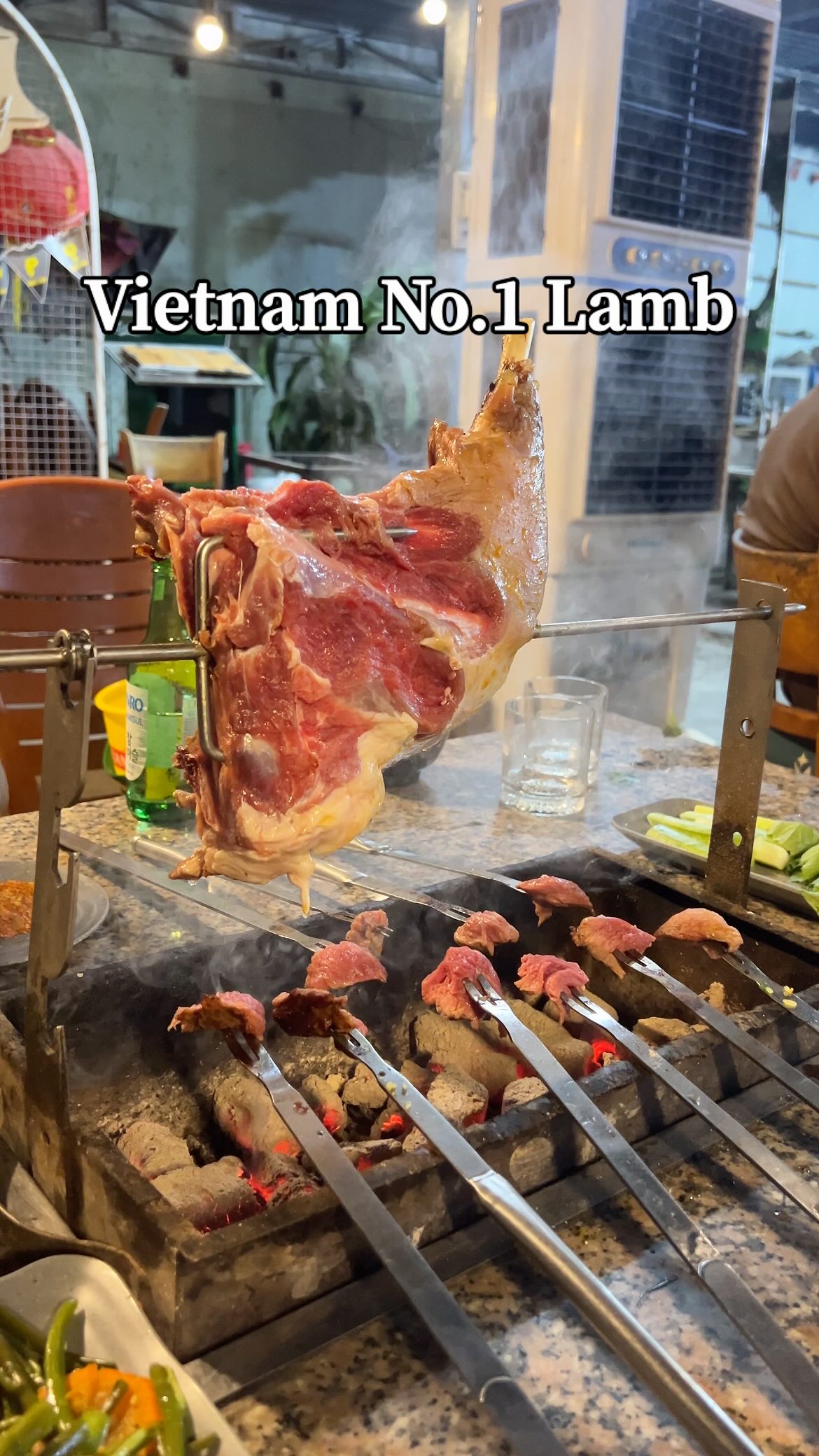 Grilled Lamb Leg at Nhat Thuy Phong Ho Chi Minh City