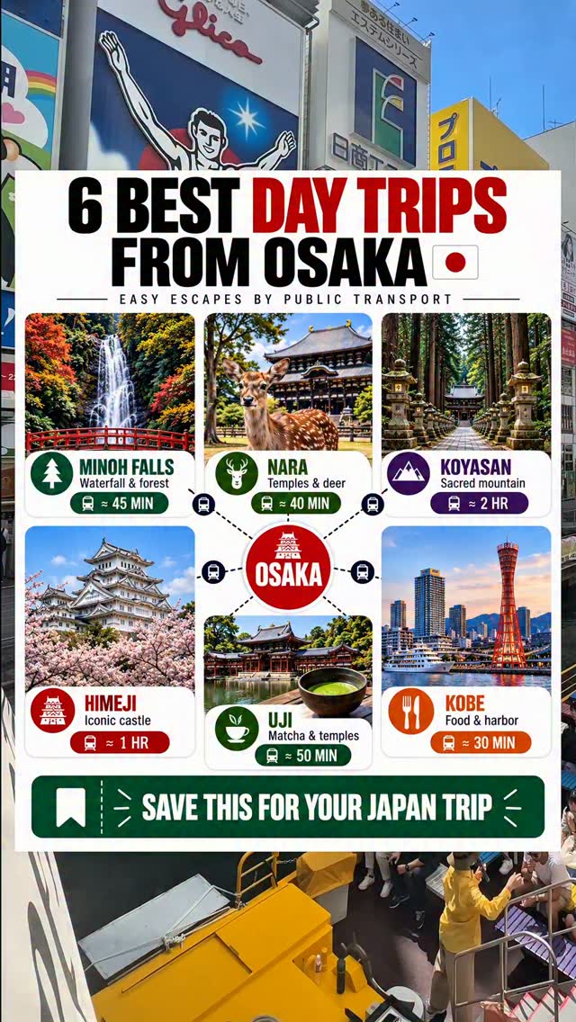 Six Easy Day Trips From Osaka