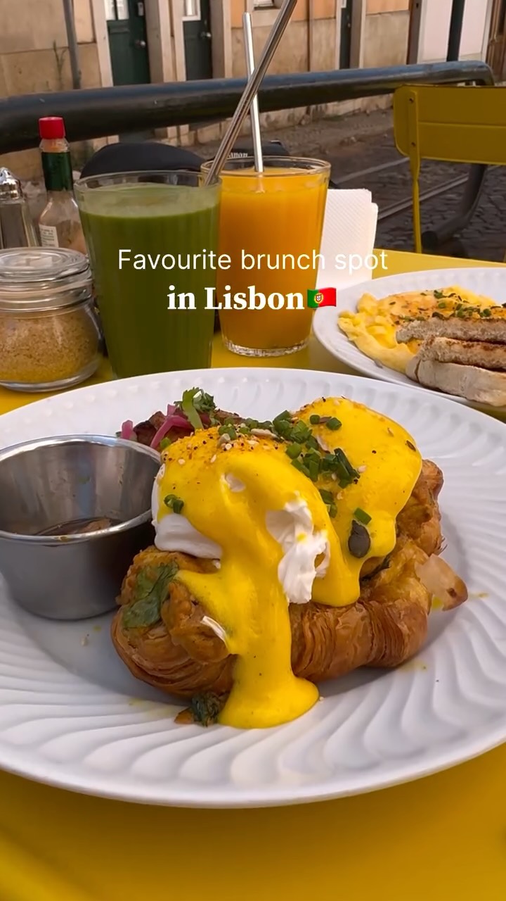 Lisbon Brunch Spot With Tram 28 Views