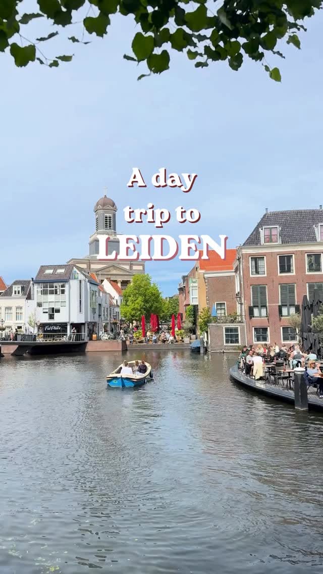 Leiden's Canals and History Compared to Amsterdam