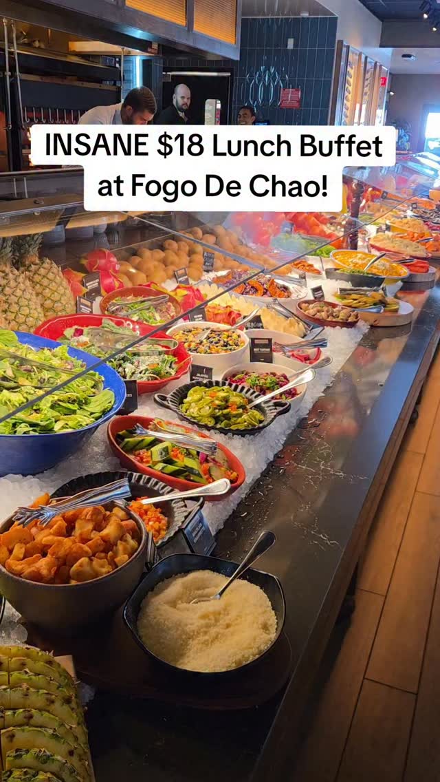 Fogo de Chão's Brazilian Steakhouse Lunch Buffet