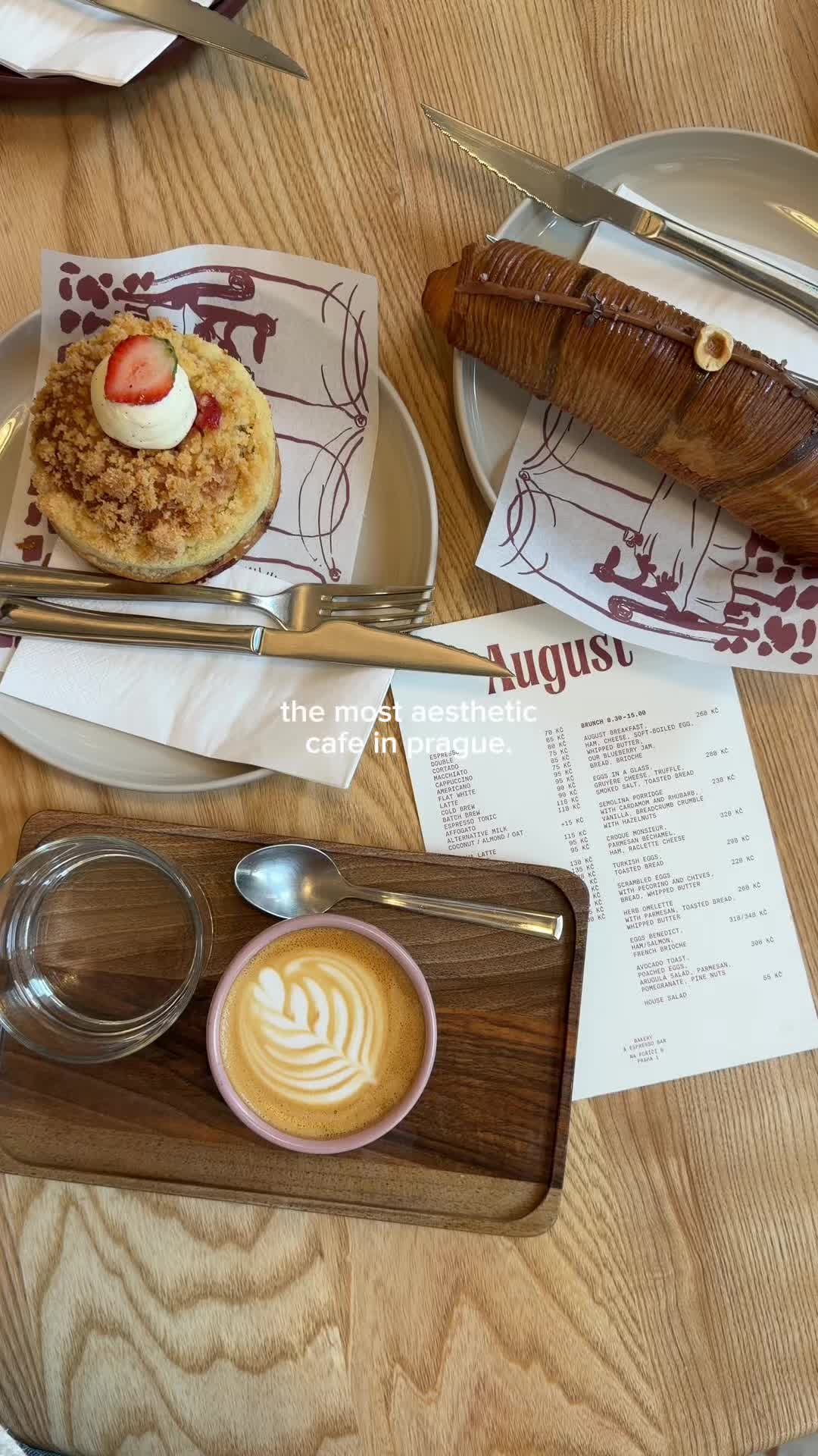 August Company Cafe in Prague