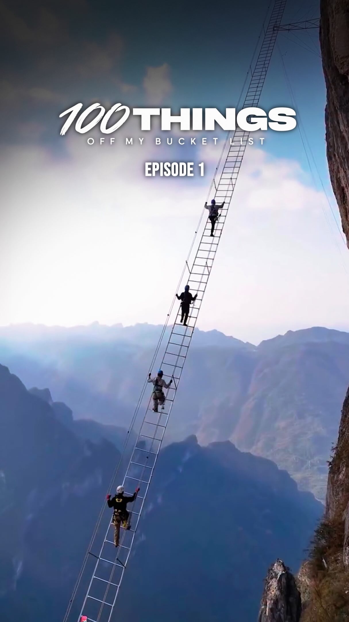 Qixing Mountain Via Ferrata Climb Above Clouds