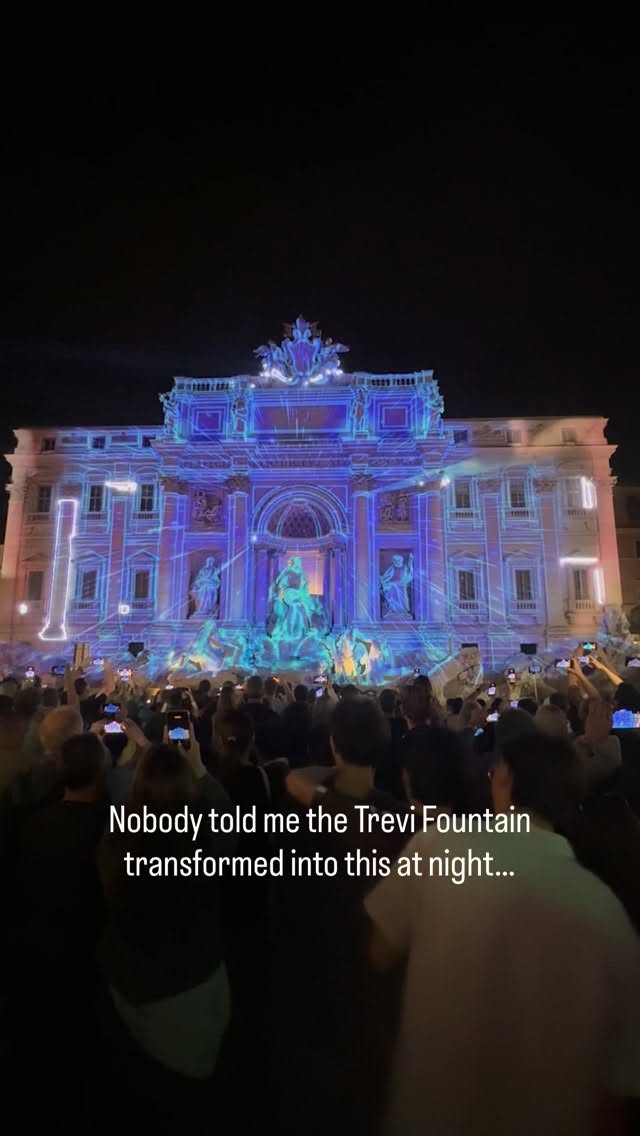 Iconic Trevi Fountain In Rome