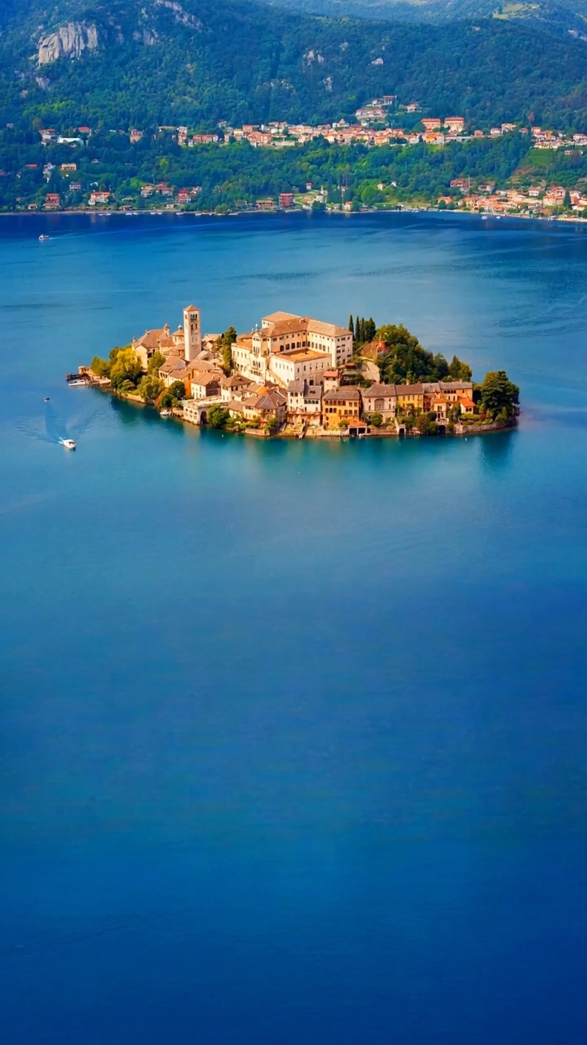 Island Oasis on Lake Orta Offers Timeless Beauty