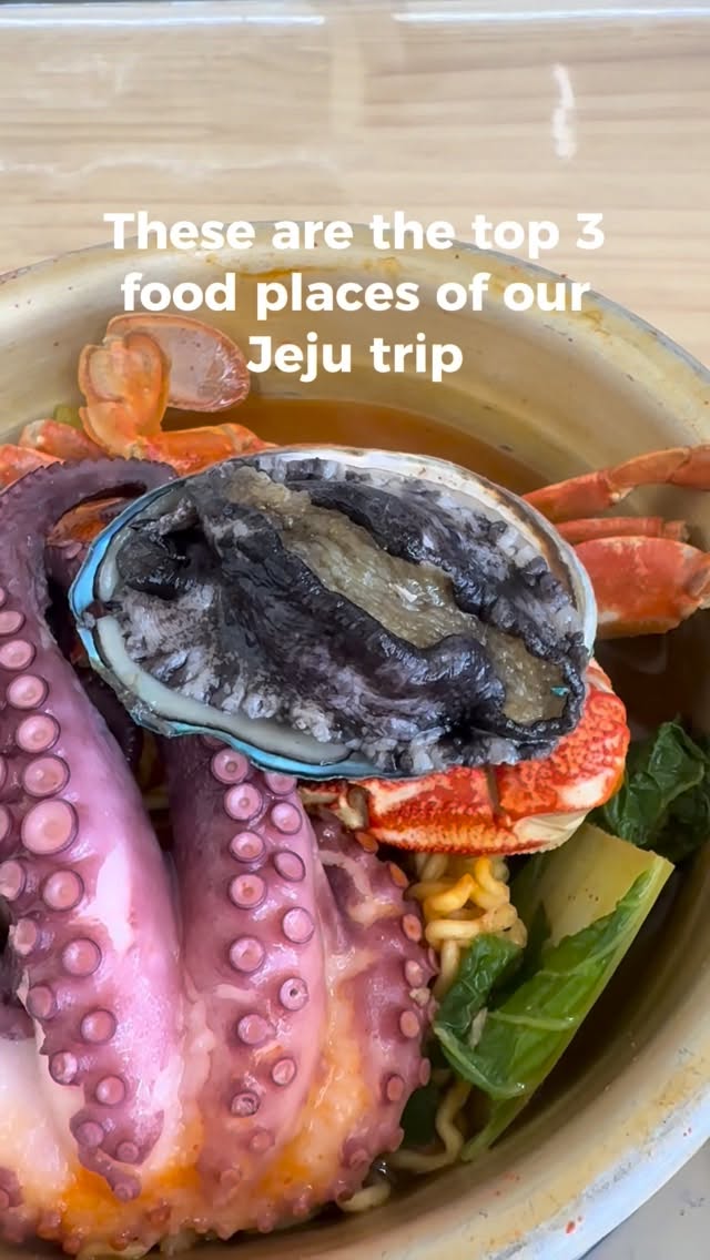 Three Jeju Eateries: Seafood, Local Delicacies, Burgers