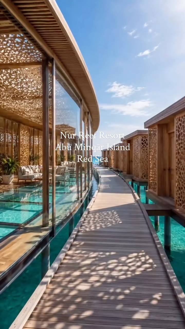 Floating Arab Architecture Above Red Sea Waters